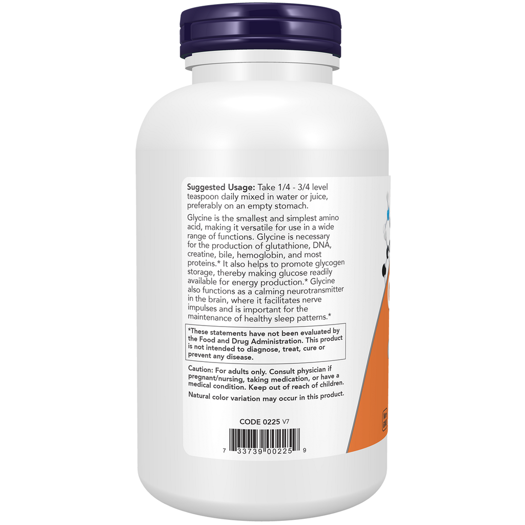 Now Foods glütsiini pulber – kasutamine