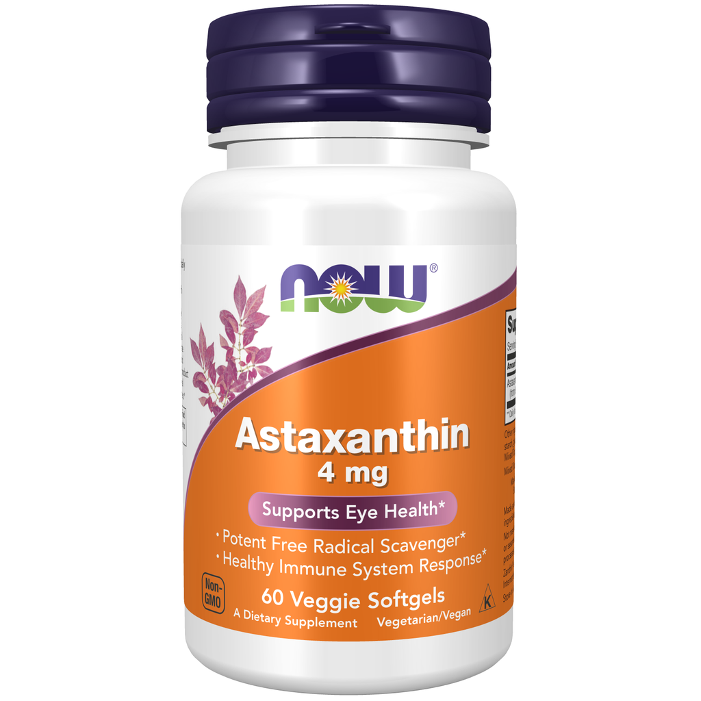 Now Foods astaksantiin 4 mg 60 kapslit