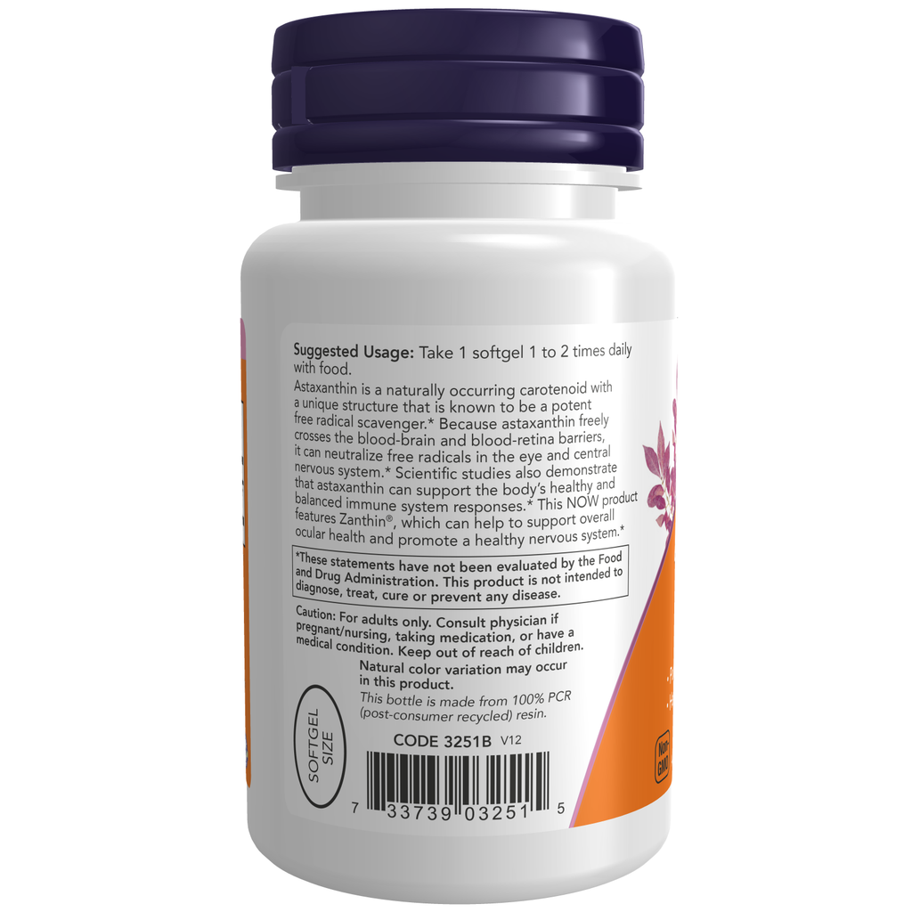 Now Foods astaksantiin 4 mg – kasutamine