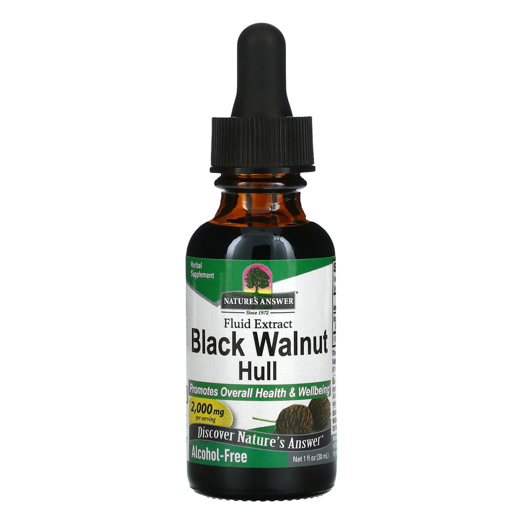 Nature's Answer musta pähkli koore tilgad 30 ml (alkoholivaba)
