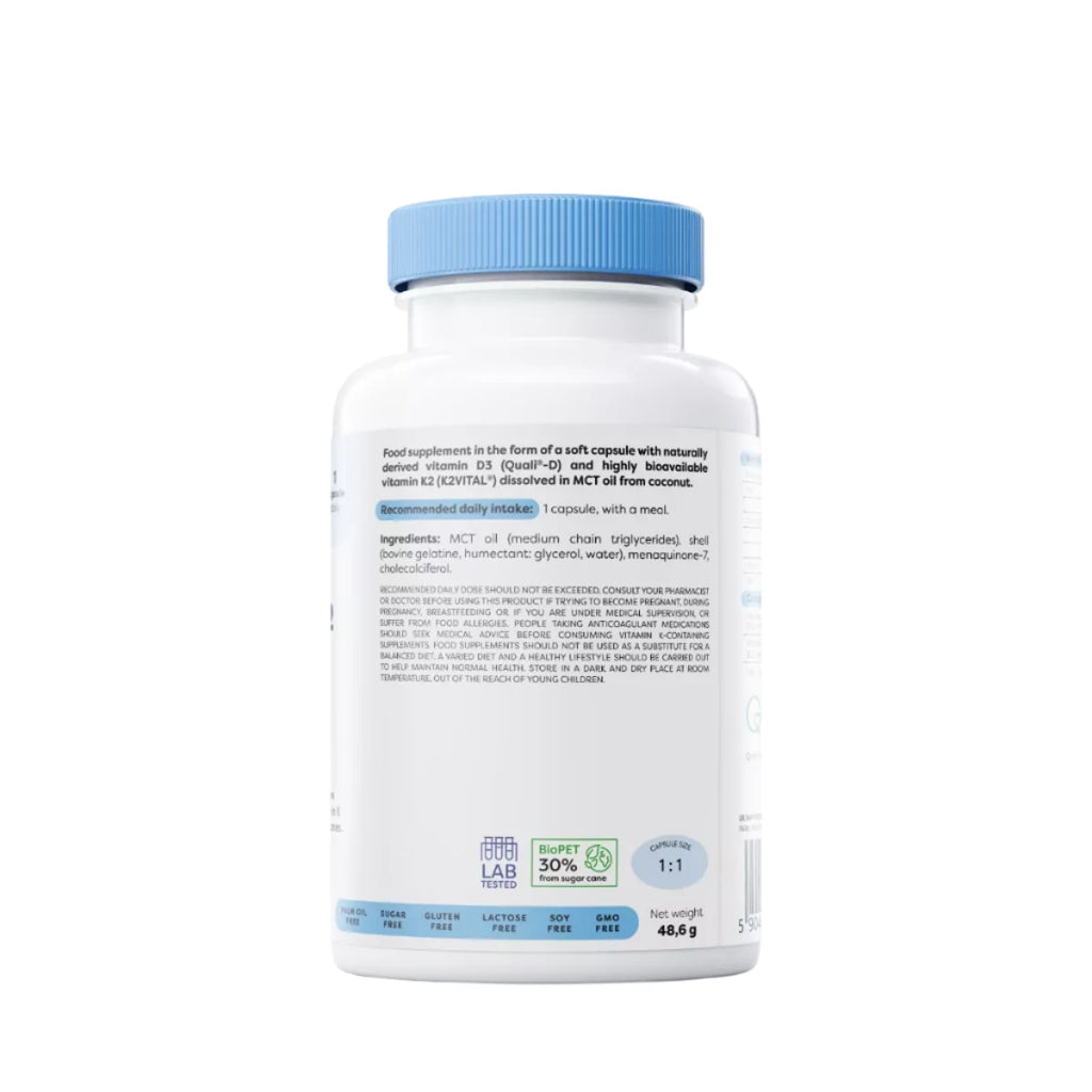 Osavi D3 2000 IU + K2 vitamiin 120 kapslit