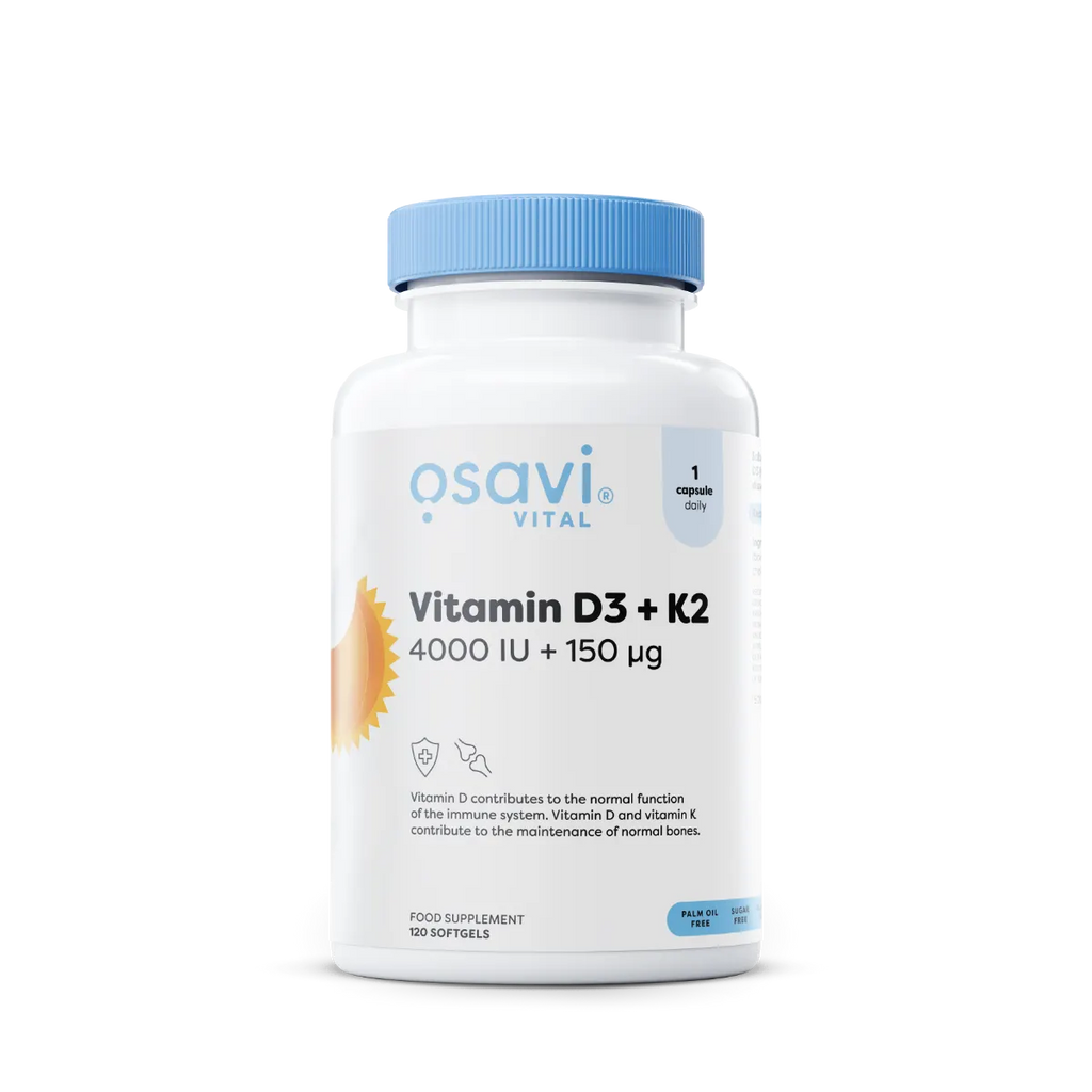 Osavi D3 4000 IU + K2 vitamiin 120 kapslit