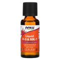 Now Foods D3 + K2 vitamiini tilgad 30 ml