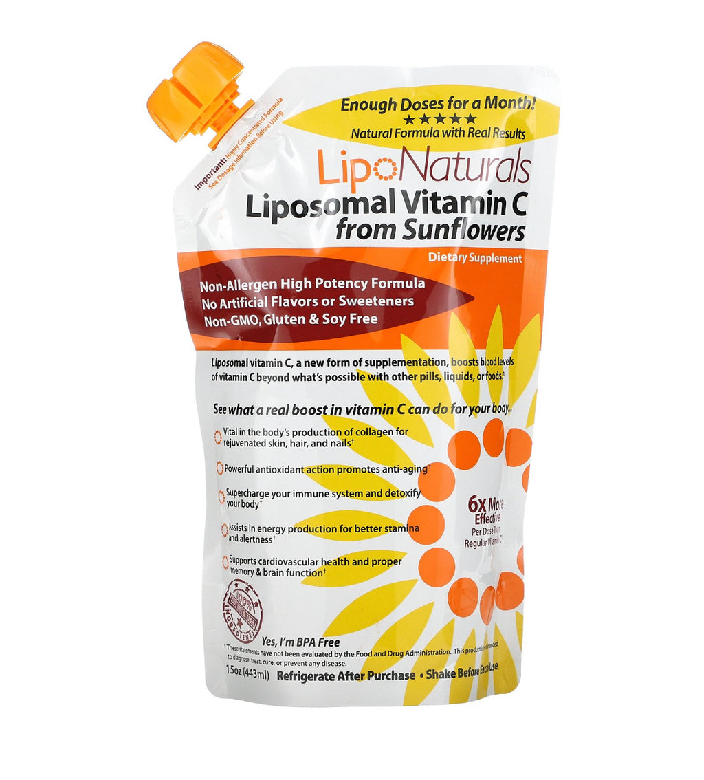 Lipo Naturals liposoomne C-vitamiin 443 ml pakend