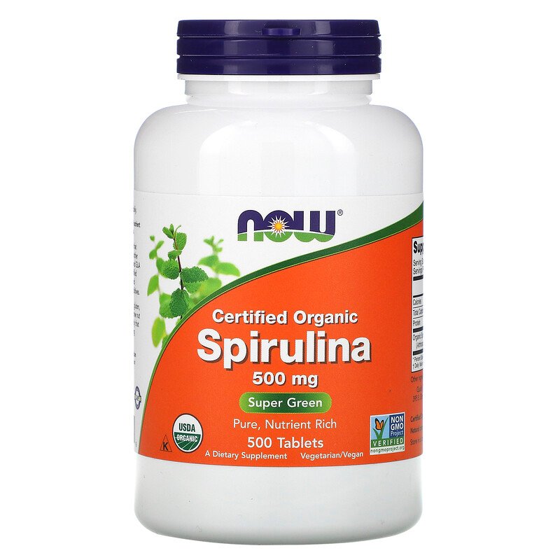 Orgaanilise spirulina tabletid 500 tk