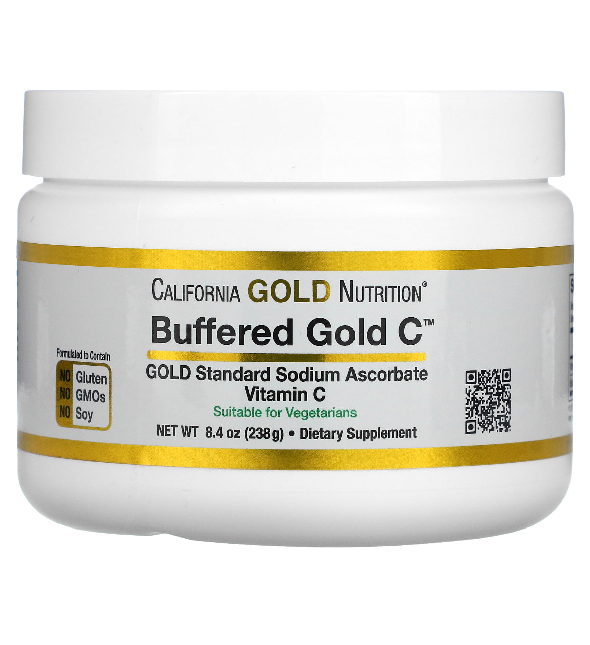 California Gold Nutrition puhverdatud C-vitamiini pulber 238 g